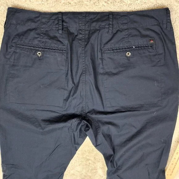 Relwen Flyweight Flex Chino Pants Mens Size 38x31 Navy Blue Huckberry REI Travel